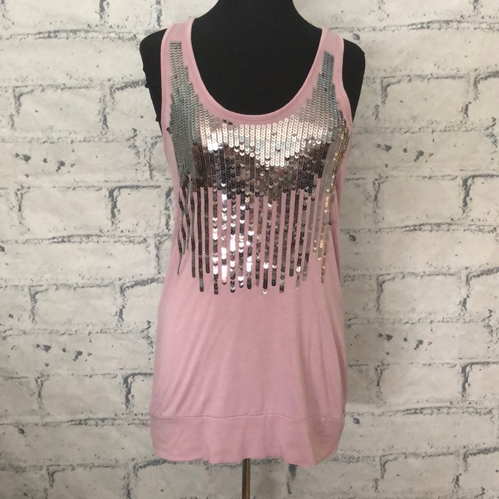 Kismet brand sequined racer back tank